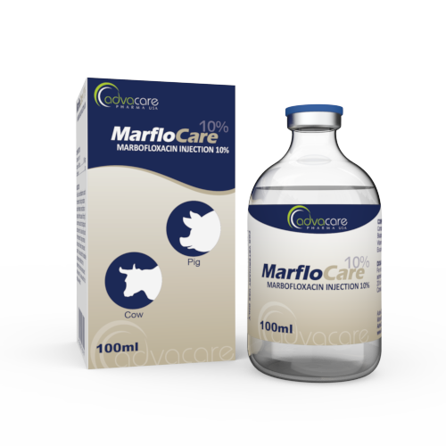 Injection de Marbofloxacine (1 boîte et 1 flacon)