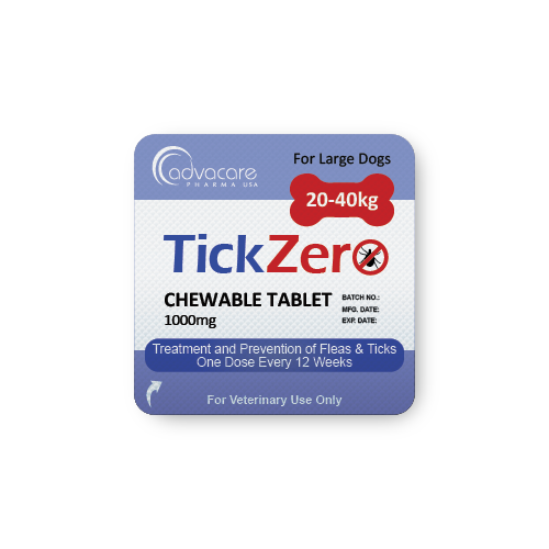 Comprimés de Fluralaner 1000 mg (blister de 1 comprimé)
