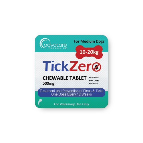 Comprimés de Fluralaner 500 mg (blister de 1 comprimé)