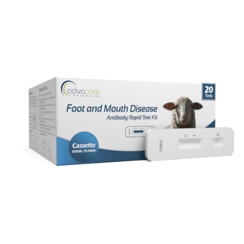 Foot and Mouth Disease Test Kit (for animal use) (box of 20 diagnostic tests) Foot and Mouth Disease Test Kit (for animal use) (box of 20 diagnostic tests)