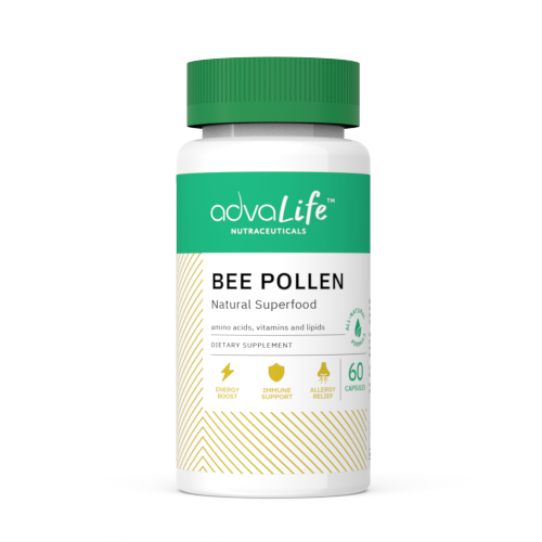Cápsulas de Polen de Abeja (frasco de 60 cápsulas)