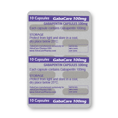 Cápsulas de Gabapentina (blíster de 10 cápsulas)