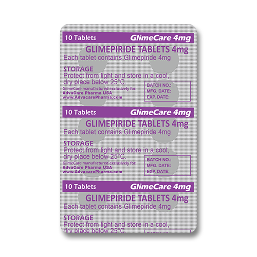 Glimepiride Tablets (blister of 10 tablets) Glimepiride Tablets (blister of 10 tablets)