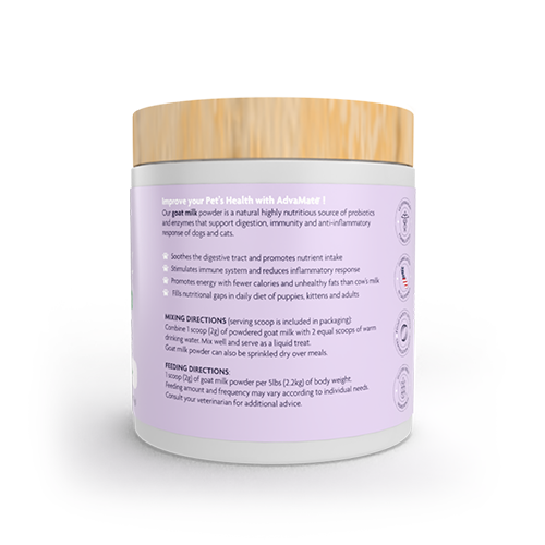 Goat Milk Powder (bottle ingredients)