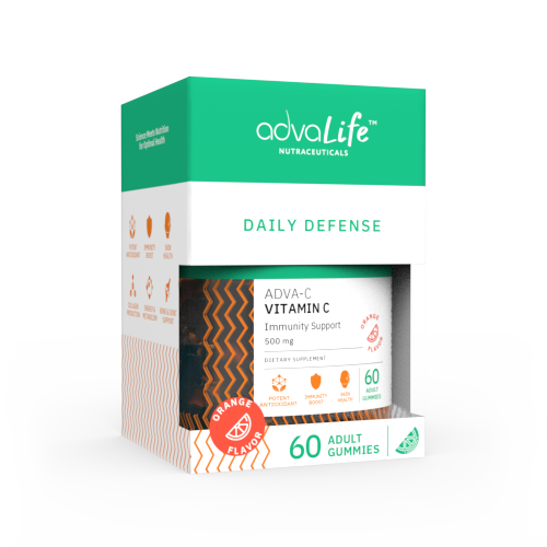 Gomitas de vitamina C para adultos (caja de frasco)