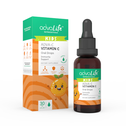 Gotas de vitamina C para niños (1 caja y 1 frasco)