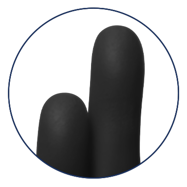 Guantes de nitrilo lisos Guantes de nitrilo lisos