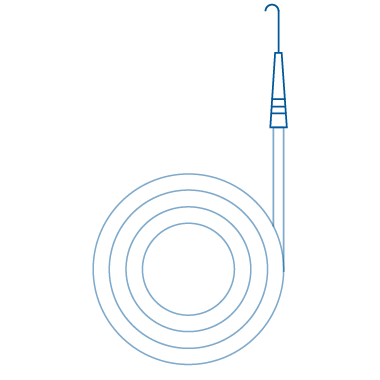 Alambre guía médico J-Tip (En ángulo)