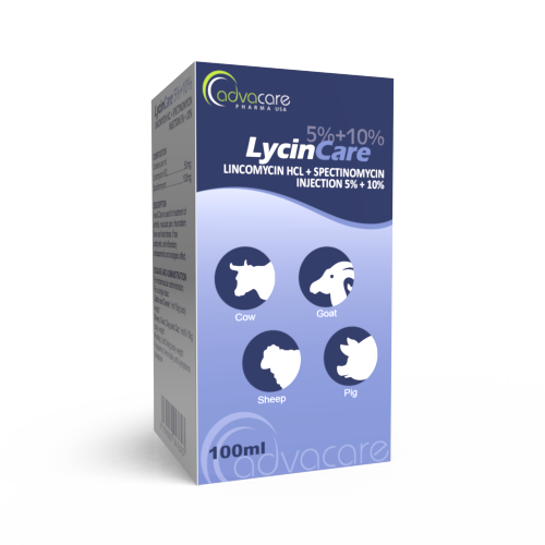 Inyección de Lincomicina HCl + Espectinomicina (caja de 1 vial)