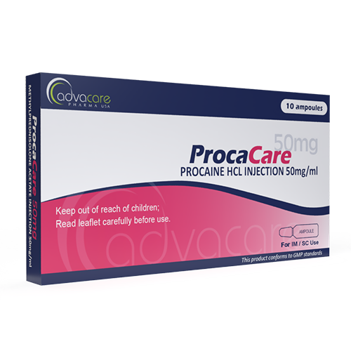Injection de Procaïne HCl (boîte de 10 ampoules)