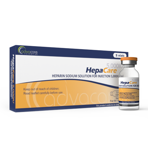 Inyección de Heparina Sódica (1 caja y 1 frasco)
