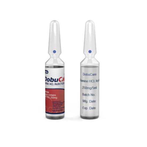 Inyección de Dobutamina HCl (1 impresión de ampolla cerámica y 1 etiquetado de ampolla)