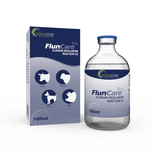 Inyección de Meglumina Flunixin (1 caja y 1 frasco)