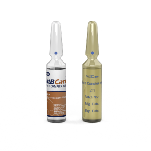 Inyección de Complejo de Vitamina B (1 impresión de ampolla cerámica y 1 etiquetado de ampolla) Inyección de Complejo de Vitamina B (1 impresión de ampolla cerámica y 1 etiquetado de ampolla)