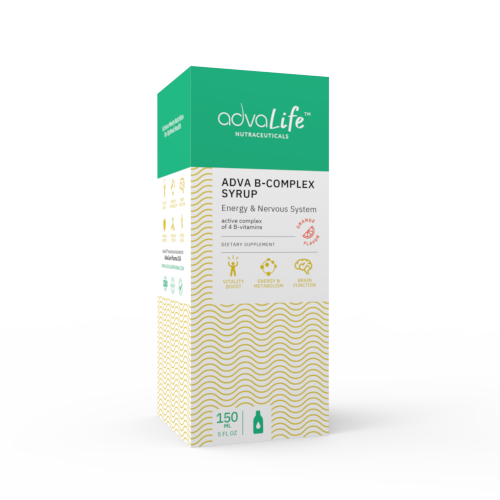 Jarabe de Complejo de Vitaminas B (caja de frasco)