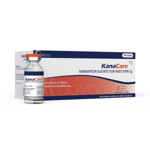 Kanamycin Sulfate for Injection (1 box and 1 vial)