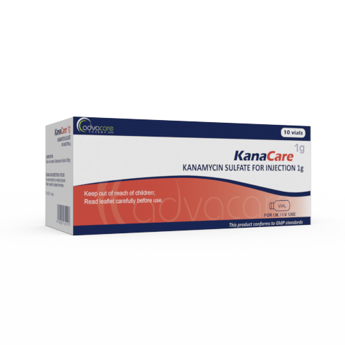 Kanamycin Sulfate for Injection (box of 10 vials)