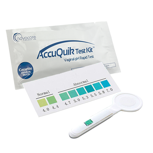 pH vaginal Test Kit Gráfico con bolsa y casete