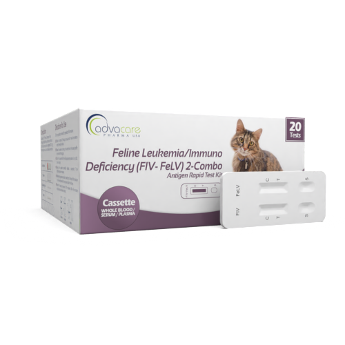 Kit de prueba combinado de 2 FIV FeLV (Leucemia / Inmunodeficiencia Felina) Kit de prueba combinado de 2 FIV FeLV (Leucemia / Inmunodeficiencia Felina)