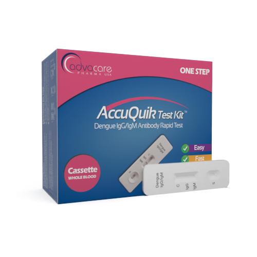 Kits de prueba IgG/IgM del dengue (caja de 25 kits) Kits de prueba IgG/IgM del dengue (caja de 25 kits)