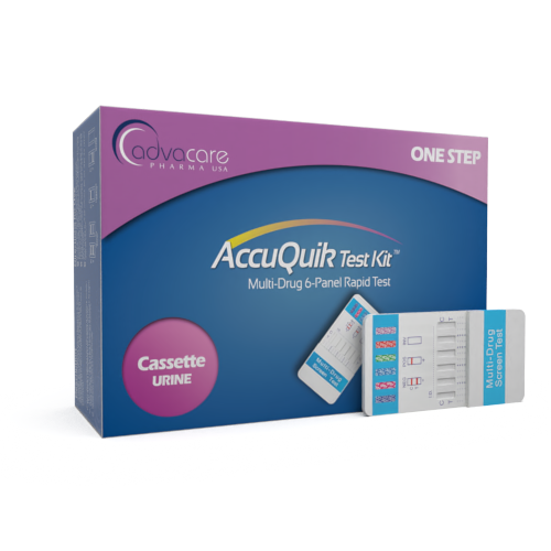 Kits de test de drogues 6 panels (boîte de 25 kits)
