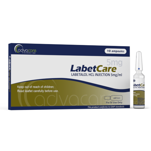 Inyección de Labetalol (1 caja y 1 ampolla)