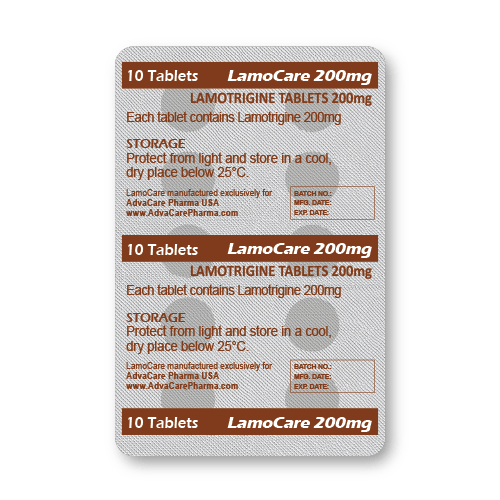 Comprimés de Lamotrigine (blister de 10 comprimés)