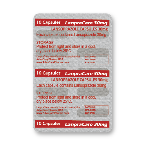 Lansoprazole Capsules (blister of 10 capsules)
