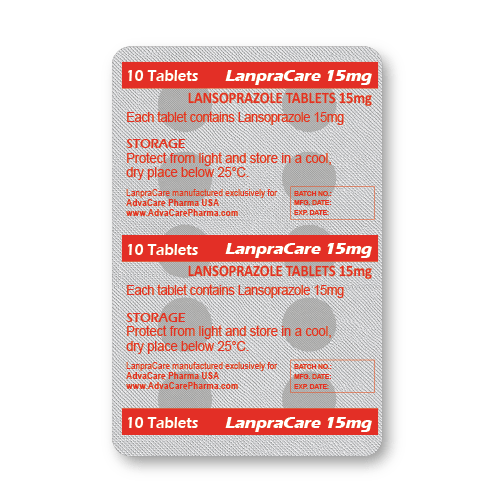 Comprimés de Lansoprazole (blister de 10 comprimés)