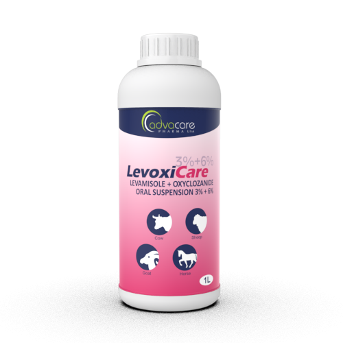 Suspension Orale de Levamisole HCl + Oxyclozanide (1 bouteille) Suspension Orale de Levamisole HCl + Oxyclozanide (1 bouteille)