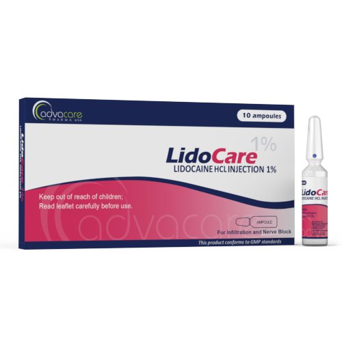 Injection de Lidocaïne HCl (1 boîte et 1 ampoule)