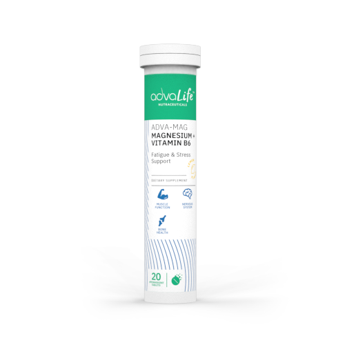 Magnesium + Vitamin B6 Effervescent Tablets (tube of 20 tablets) Magnesium + Vitamin B6 Effervescent Tablets (tube of 20 tablets)