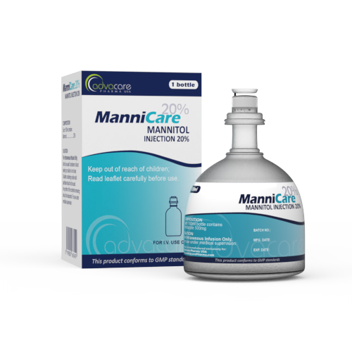 Inyección de Manitol (1 caja y 1 frasco)