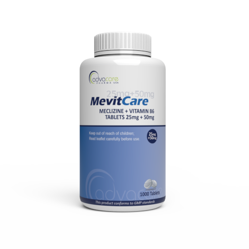 Comprimés de Meclizine + Vitamine B6 (flacon de 1000 comprimés)