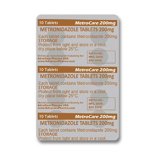 Comprimidos de Metronidazol (blíster de 10 comprimidos)