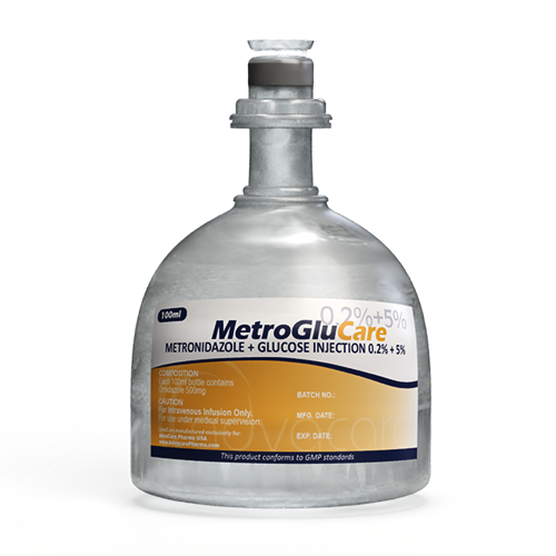 Inyección de Metronidazol + Glucosa (1 frasco)