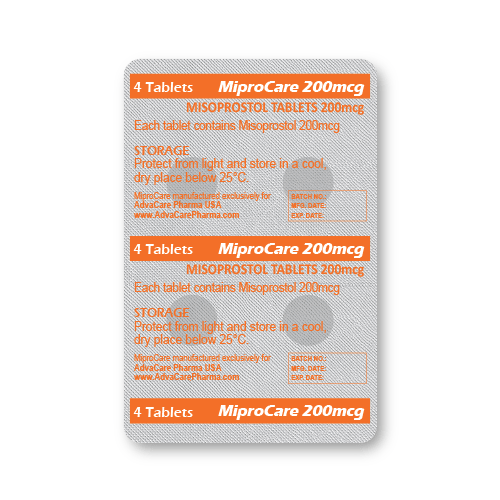 Comprimidos de Misoprostol (blíster de 4 comprimidos)