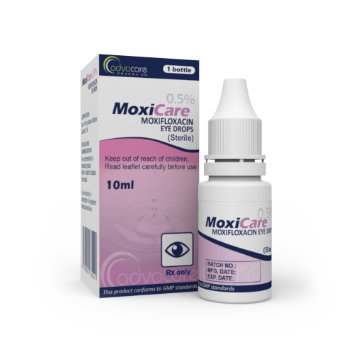 Gotas Oftálmicas de Moxifloxacina (1 caja y 1 frasco) Gotas Oftálmicas de Moxifloxacina (1 caja y 1 frasco)