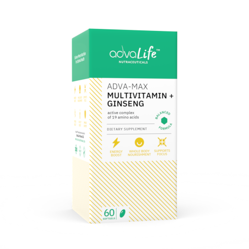 Multivitamin + Ginseng Capsules (box of bottle)
