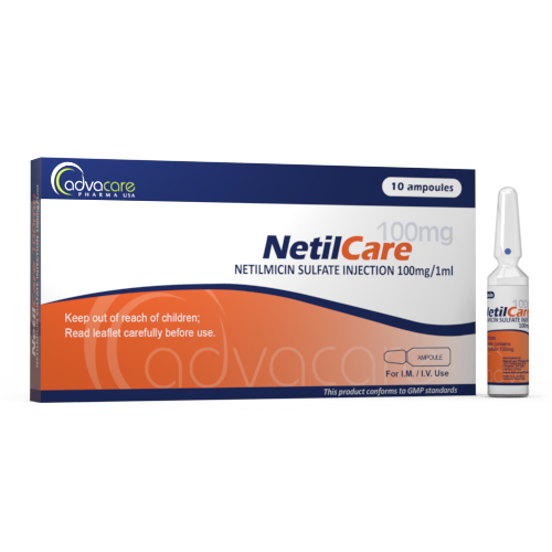 Netilmicin Sulfate Injection (1 box and 1 ampoule)