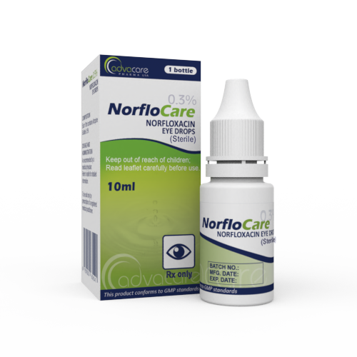 Norfloxacin Eye Drops (1 box and 1 bottle)