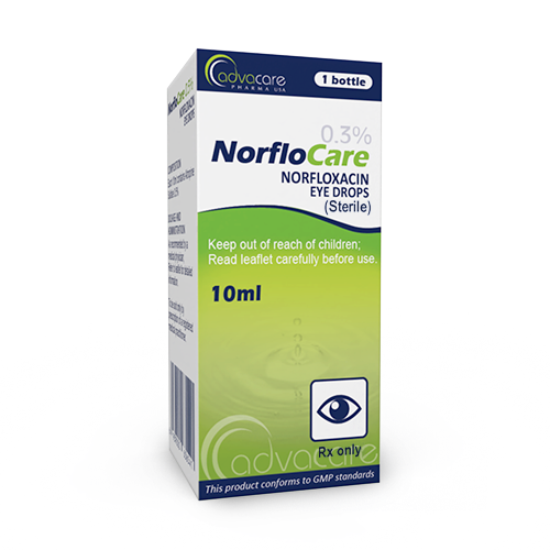 Norfloxacin Eye Drops (box of 1 bottle)