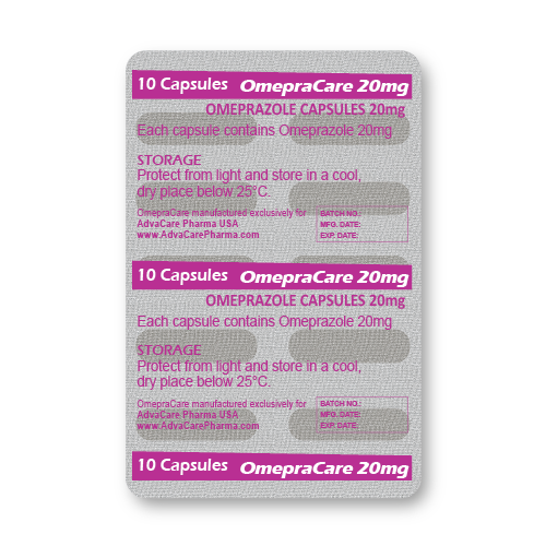 Omeprazole Capsules (blister of 10 capsules) Omeprazole Capsules (blister of 10 capsules)