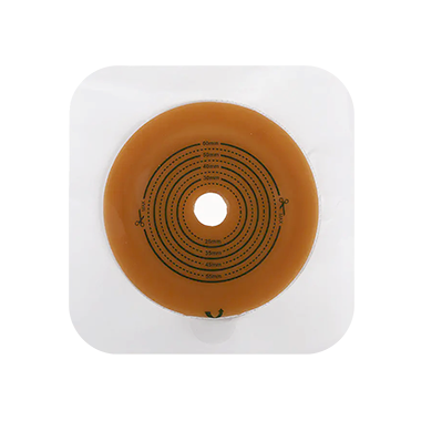 Plaquette de stomie Hydrocolloïde avec bordure non tissée