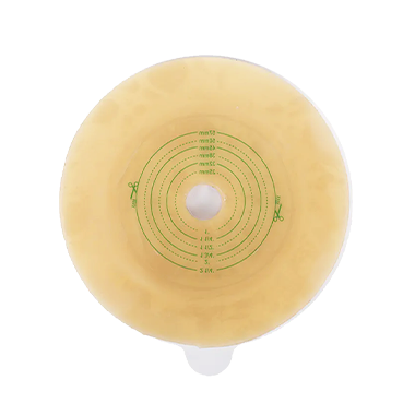 Plaquette de stomie enrobée d'hydrocolloïde