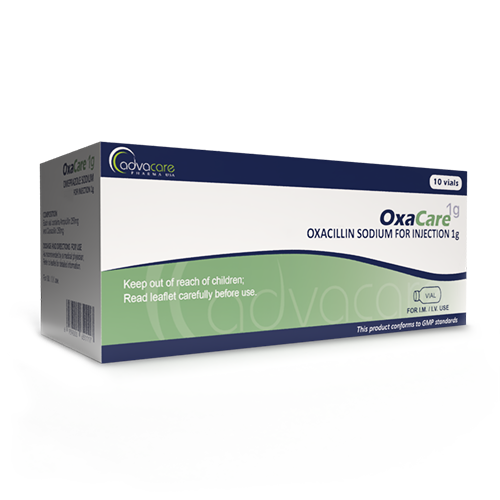 Oxacillin Sodium for Injection (box of 10 vials)