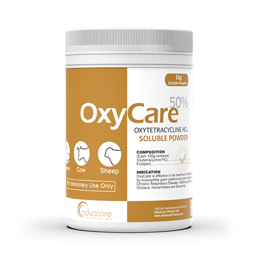 Polvo Soluble de Oxitetraciclina HCl (1 botella)
