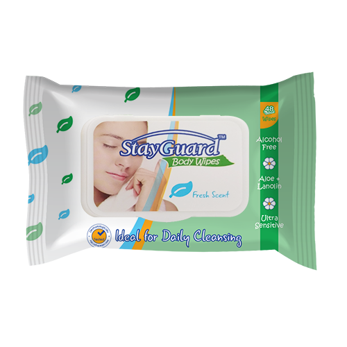 Lingettes pour le Corps (48 pièces/paquet)