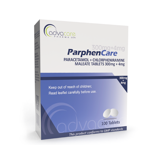 Comprimés de Paracétamol + Maleate de Chlorphéniramine (boîte de 100 comprimés) Comprimés de Paracétamol + Maleate de Chlorphéniramine (boîte de 100 comprimés)