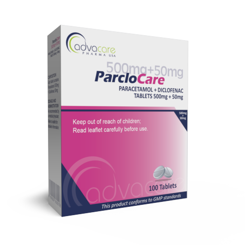 Comprimidos de Paracetamol + Diclofenaco Sódico (caja de 100 comprimidos) Comprimidos de Paracetamol + Diclofenaco Sódico (caja de 100 comprimidos)